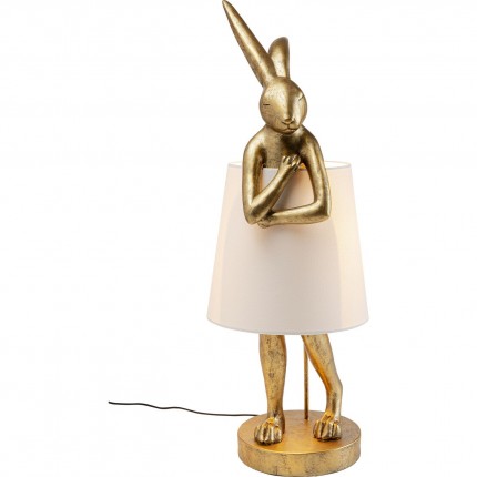 Lampadaire Animal Lapin doré Kare Design