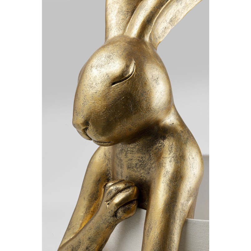 Lampadaire Animal Lapin doré Kare Design