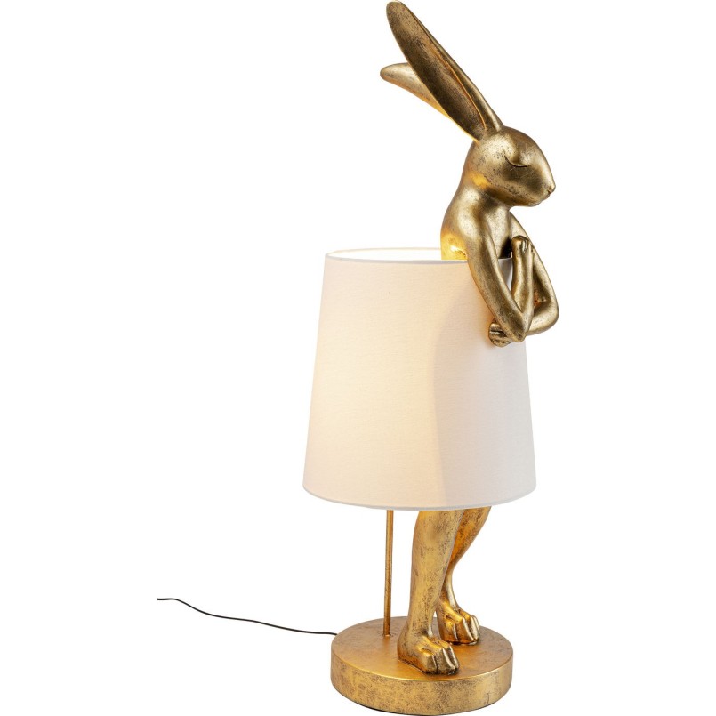 Lampadaire Animal Lapin doré Kare Design
