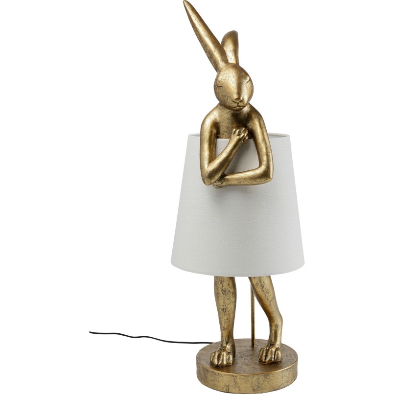 Lampadaire Animal Lapin doré Kare Design