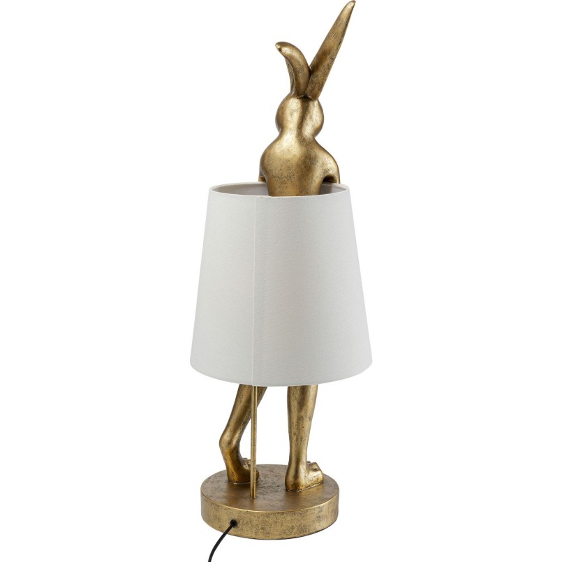 Lampadaire Animal Lapin doré Kare Design