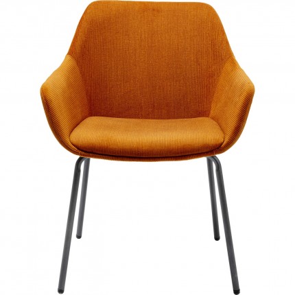 Chair with armrests Avignon orange Kare Design