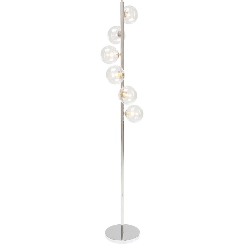 Lampadaire Scal Balls chrome 160cm