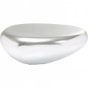 Table basse Pebble argentée Kare Design