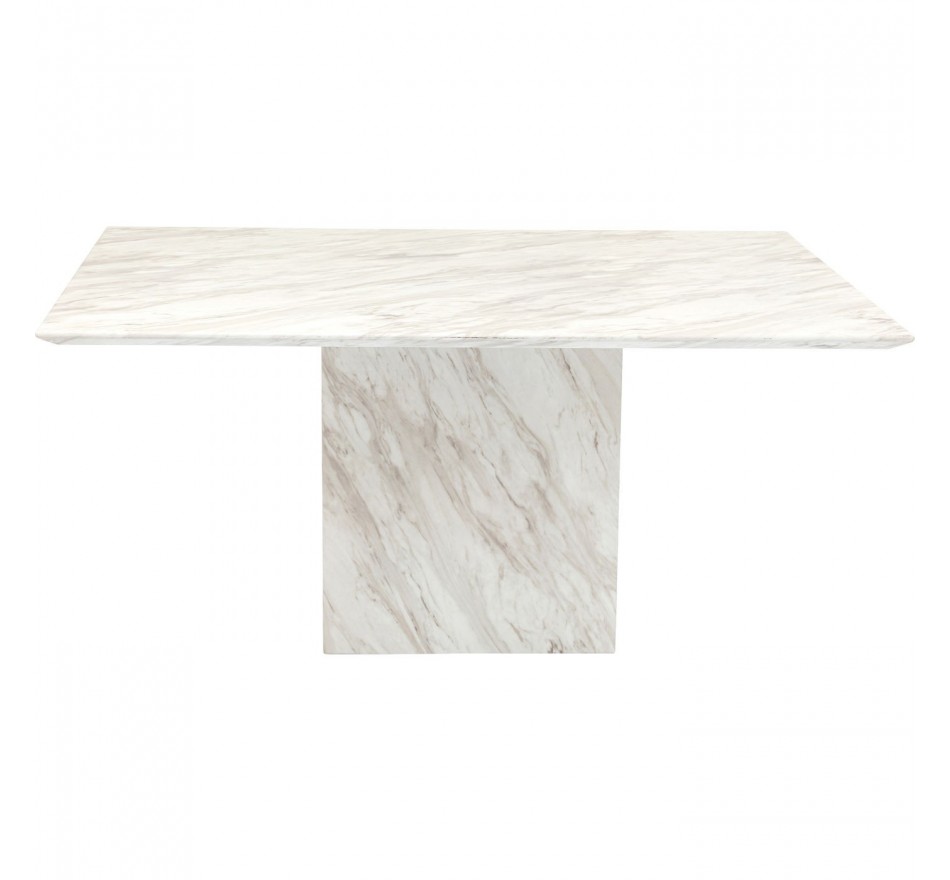 Table Artistico effet marbre 160x90cm Kare Design