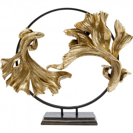 Déco cercle poissons combattants Kare Design Déco cercle poissons combattants Kare Design