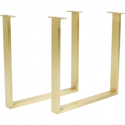 Table Symphony 160x80cm oak brass Kare Design