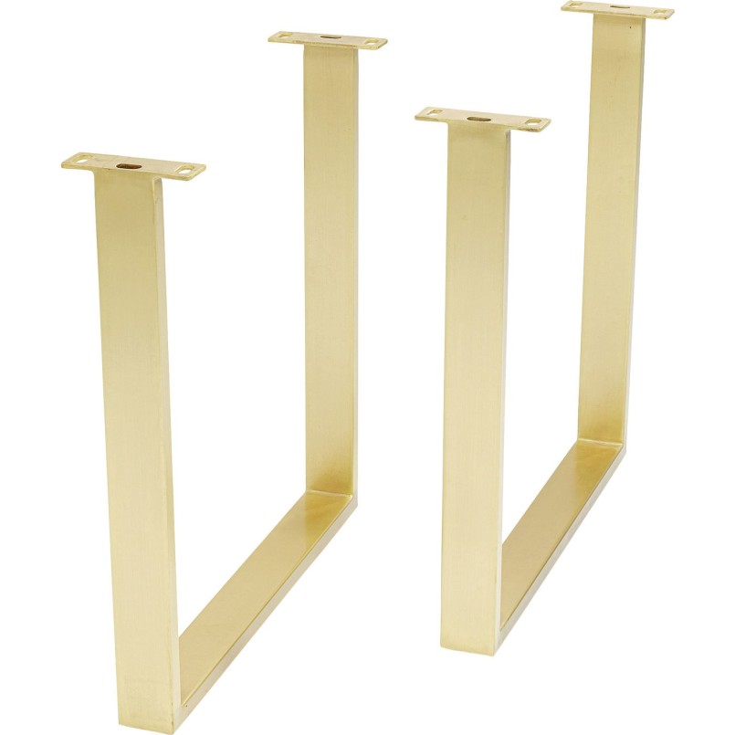 Table Symphony chêne laiton 160x80 Kare Design