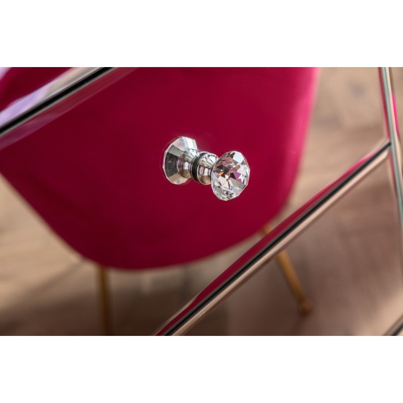 Chiffonnier Luxury argent 5 tiroirs Kare Design