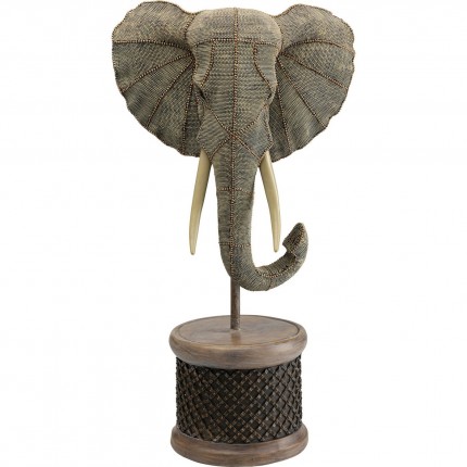 Déco tête éléphant 76cm Kare Design