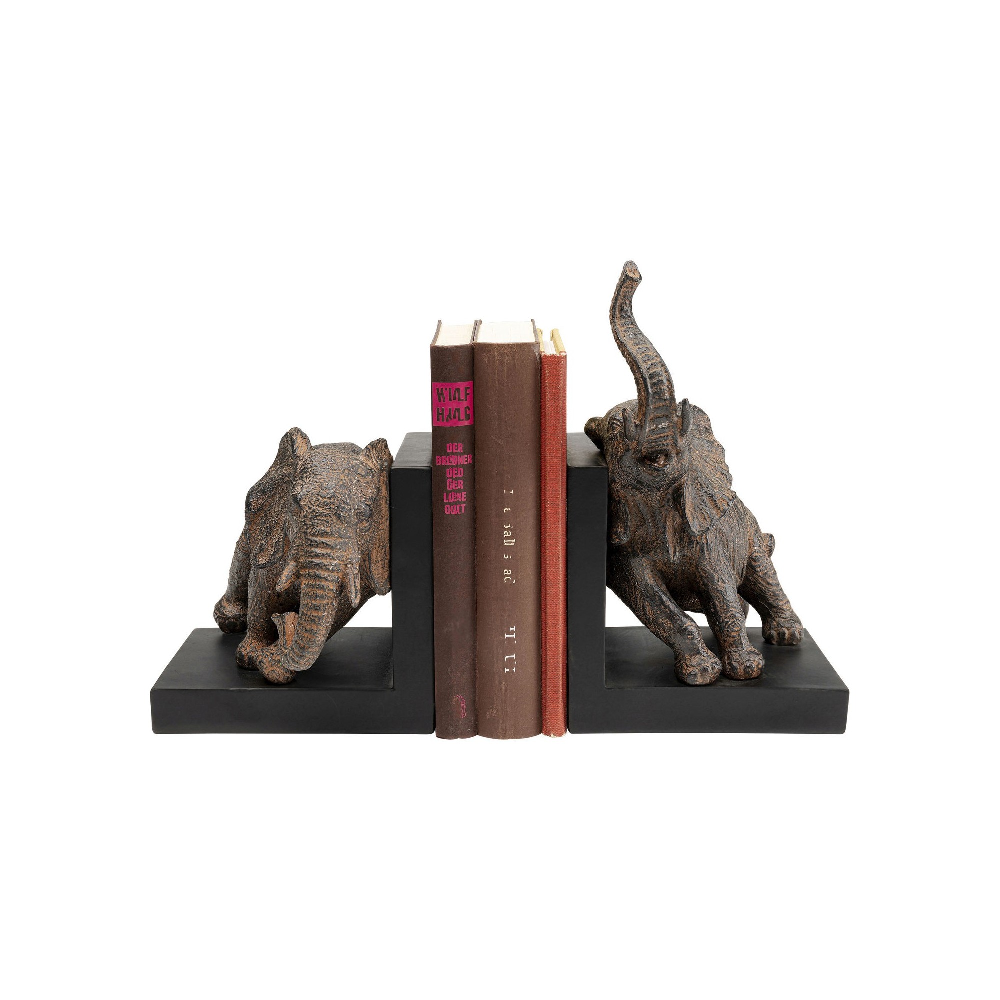 Serre-livres éléphants 42cm set de 2 Kare Design