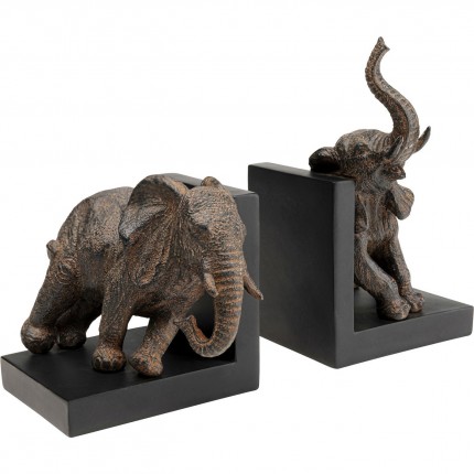 Serre-livres éléphants 42cm set de 2 Kare Design