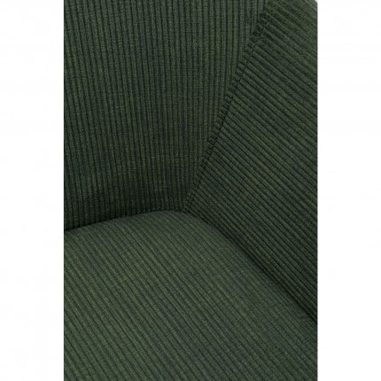 Chair with armrests Avignon green Kare Design