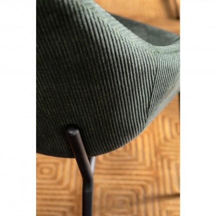 Chair with armrests Avignon green Kare Design