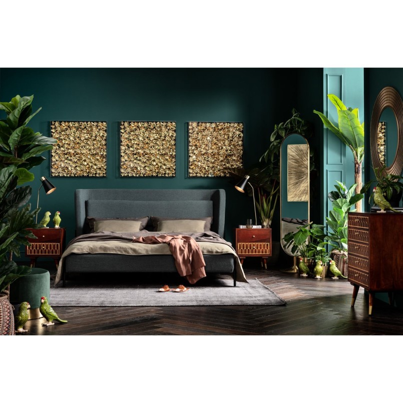 Miroir sur pied Curve laiton 170x40cm Kare Design
