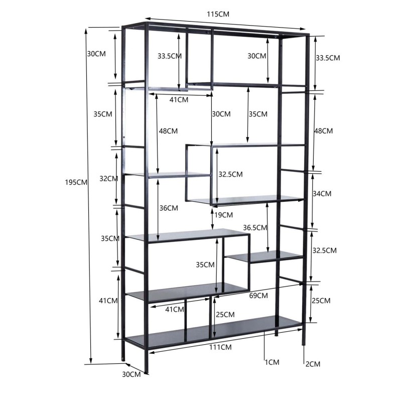 Shelf Loft 195cm Kare Design