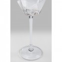 Flûtes à champagne Diamond Gold Rim set de 6 Kare Design