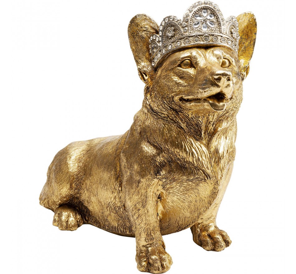 Déco corgi royal assis Kare Design