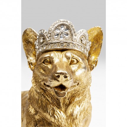 Déco corgi royal assis Kare Design