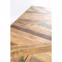 Table Abstract acier brut 180x90cm Kare Design