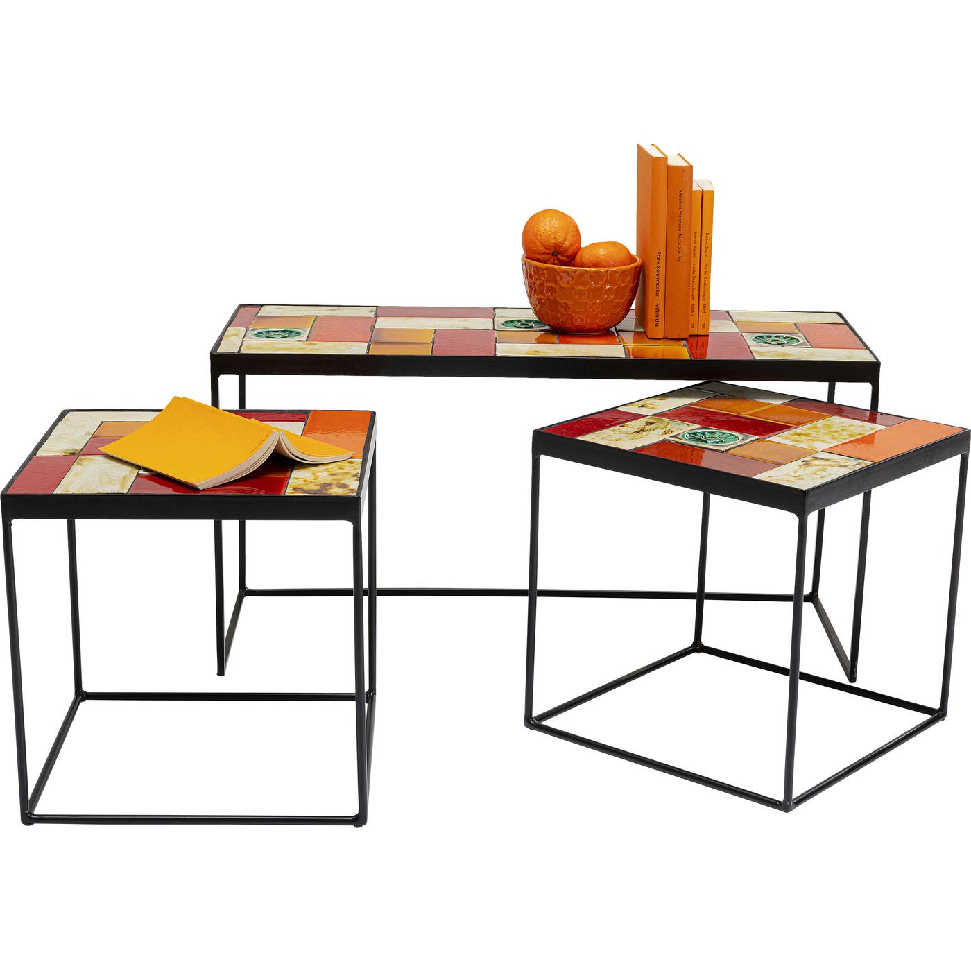 Tables basses Lisboa set de 3 Kare Design