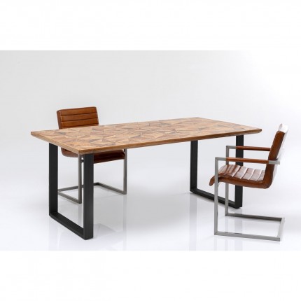 Table Stars noire 180x90cm Kare Design Table Stars noire 180x90cm Kare Design