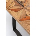 Table Stars noire 180x90cm Kare Design