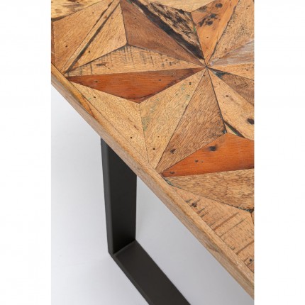 Table Stars noire 180x90cm Kare Design
