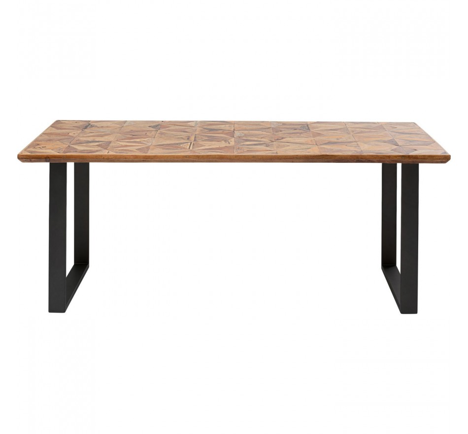 Table Stars noire 180x90cm Kare Design