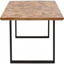 Table Stars noire 180x90cm Kare Design