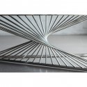 Table basse Laser chromée 120x60cm Kare Design