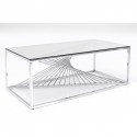 Table basse Laser chromée 120x60cm Kare Design