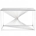 Console Laser 120x40cm argentée Kare Design