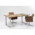 Table Abstract chromée 180x90cm Kare Design