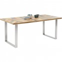Table Abstract chromée 180x90cm Kare Design
