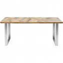 Table Abstract chromée 180x90cm Kare Design