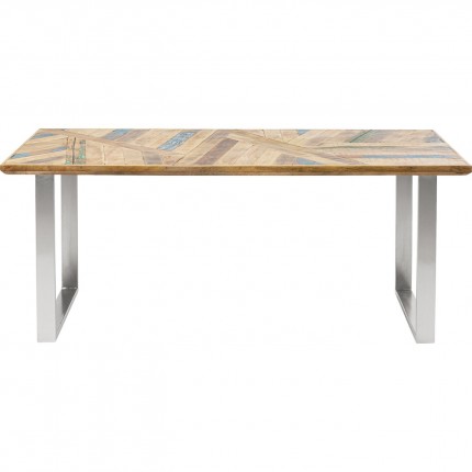 Table Abstract 180x90cm chrome Kare Design