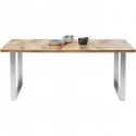 Table Abstract chromée 180x90cm Kare Design