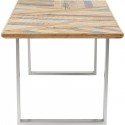 Table Abstract chromée 180x90cm Kare Design