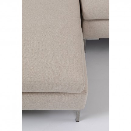 Canapé d'angle Gianna 290cm gauche crème Kare Design