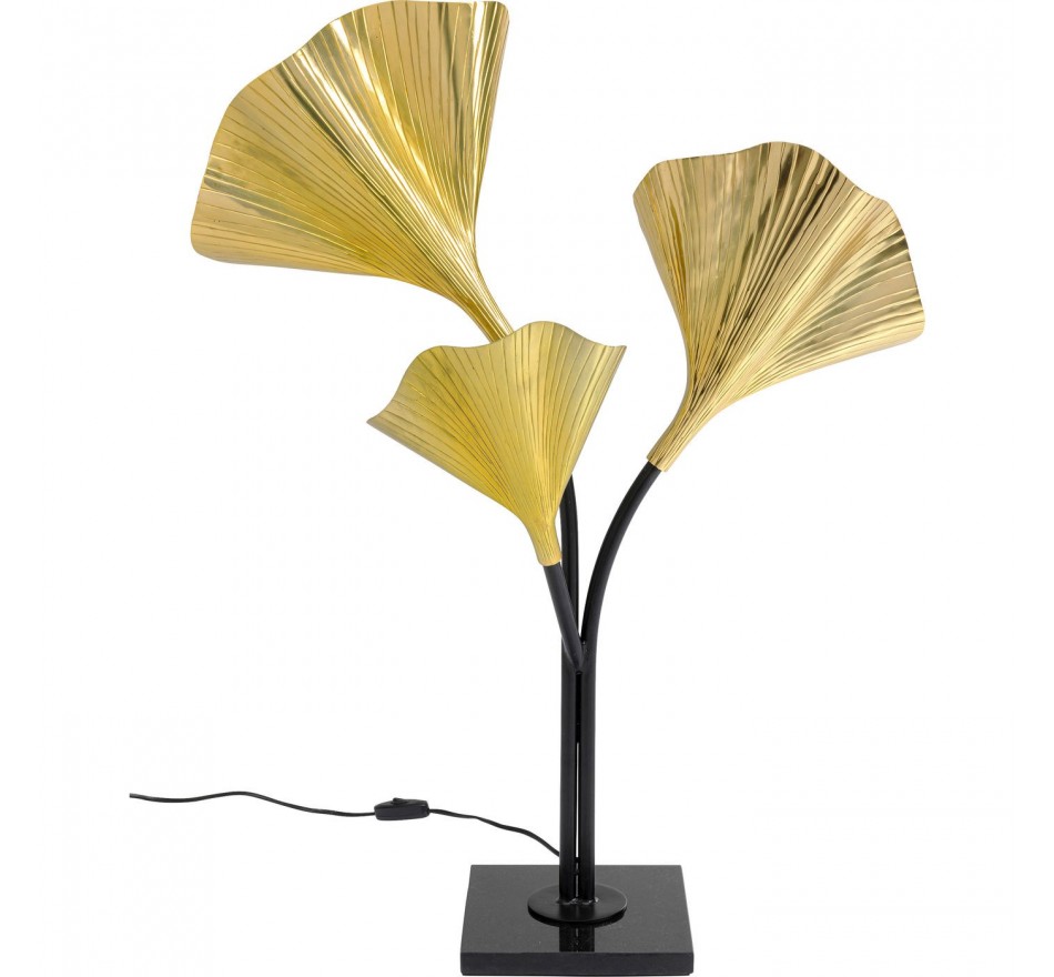 Lampadaire feuilles de ginkgo 83cm Kare Design