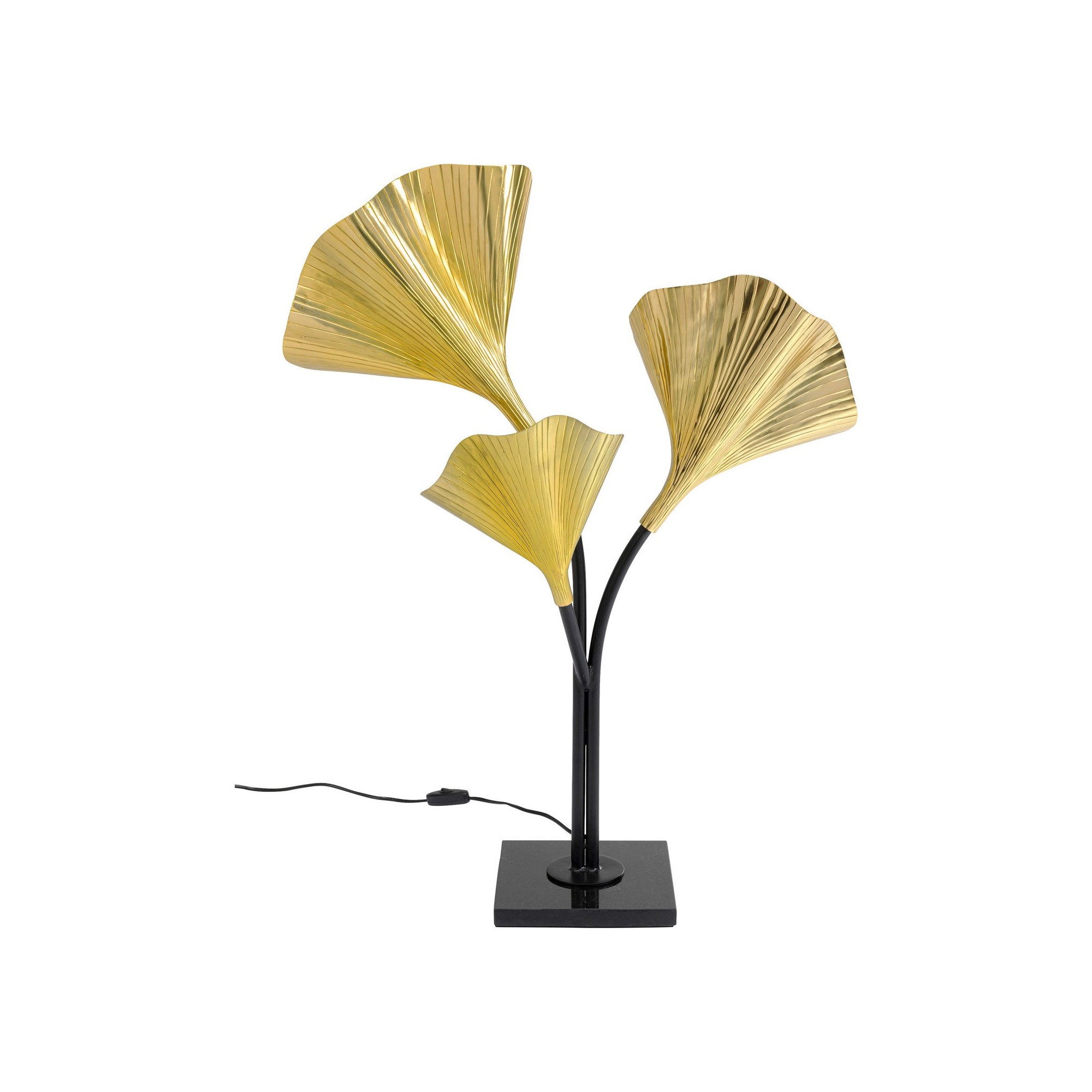 Lampadaire feuilles de ginkgo 83cm Kare Design