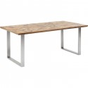 Table Stars chromée 180x90cm Kare Design