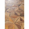 Table Stars argentée 180x90cm Kare Design