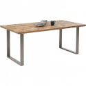 Table Stars argentée 180x90cm Kare Design