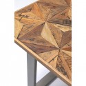 Table Stars acier 180x90cm Kare Design