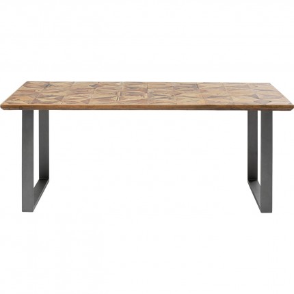 Table Stars acier 180x90cm Kare Design