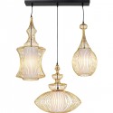 Suspension Swing Iron 3 dorée Kare Design