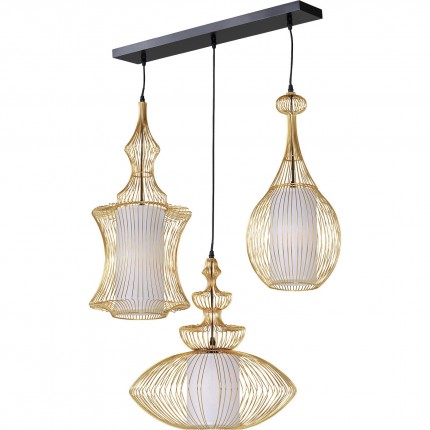Suspension Swing Iron 3 dorée Kare Design
