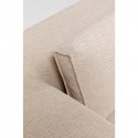 Canapé d'angle Infinity Ottomane gauche crème Kare Design